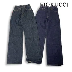 ２枚セット★ FIORUCCI フィオルッチ 通年 ワイド デニム パンツ ジーンズ Sz.26 レディースのサムネイル