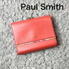 Paul Smith ポールスミス がま口 三つ折り財布 コーラルピンクのサムネイル
