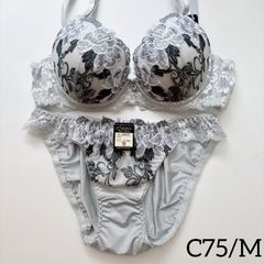10653PK C75/M 上下セット グレー