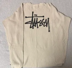 STUSSY サーマル ワッフル ロングスリーブ クルー Extra Tough Raglan