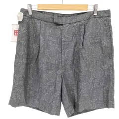 ビームスプラス BEAMS＋ トロピカルウール バティックプリント ワイドショーツ メンズ JPN：XL のサムネイル