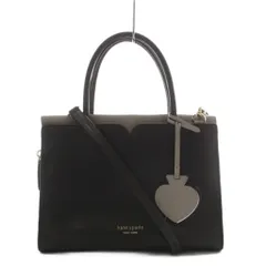 ケイトスペード KATE SPADE スペンサー サッチェル ショルダーバッグ ハンドバッグ 2way レザー グレー 黒 ブラック /AN ●Dのサムネイル