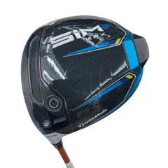 【中古】 テーラーメイド SIM2 MAX 10.5° レフティ ドライバー DR 純正特注シャフト (フレックスS) メンズ 男性用 左利き レフティ 左用 Cランク ゴルフクラブのサムネイル