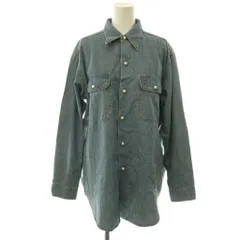 マディソンブルー MADISONBLUE MB171-5053IS PEARL DENIM SHIRT デニムシャツ 長袖 S ブルー /HK ■OSのサムネイル