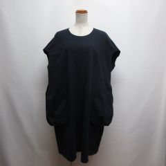 美drawerドゥロワー　ハーフスリーブ比翼シャツ36ベージュ ドゥロワー Drawer M.SUMMER1 ハーフスリーブ比翼シャツ ブラウス