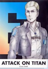 [중고] 클리어 파일 에르빈 스미스 WIT STUDIO 신작 A4 클리어 파일 [진격의 거인]