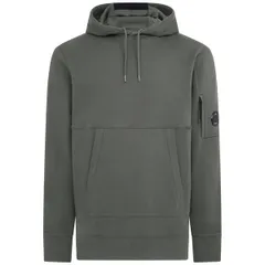 シーピーカンパニー メンズ アウター パーカー・スウェット フリース パーカー CP COMPANY Diagonal Raised Fleece Hoodie Shadow Grey 937 グレーのサムネイル