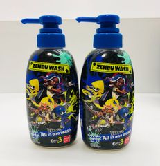 [미사용]반다이 반다이 ZENBU WASH 스프라툰 디자인 무스카트의 향기
전신 샴푸 2개 세트 300mL 저자극 일본제 [SGAW-26-2545]