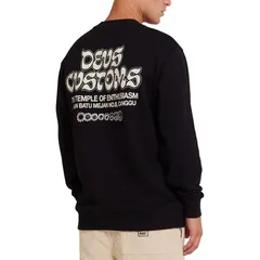 デウス エクス マキナ メンズ アウター パーカー・スウェット スウェット シャツ Deus Ex Machina Rinse Wash Crew Sweatshirt Mens Anthraciteのサムネイル