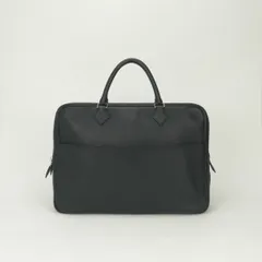エルメス HERMES プリュムドッグ38 プリュムドッグ 38 バッグ ビジネスバッグ ブリーフケース フィヨルド ノワール　Noir ブラック Black 黒 シルバー金具 ハンドバッグ トートバッグのサムネイル