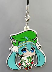 [중고] 스트랩 (캐릭터)하츠네 미쿠(잎) [SNOW MIKU 2019 고무 스트랩 컬렉션]