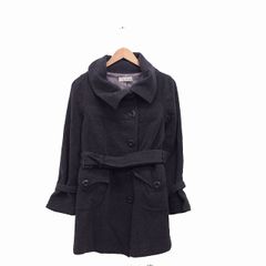 쟈니스 마켓 janis market 코트 아우터 미들길이 스텐칼라 울 그레이 재/KT32