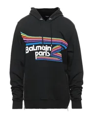 バルマン メンズ アウター パーカー・スウェット BALMAIN Black ブラックのサムネイル