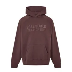 フィアオブゴッド メンズ アウター パーカー・スウェット Fear Of God Essentials Mens Overhead Hoodie Plum プラムのサムネイル