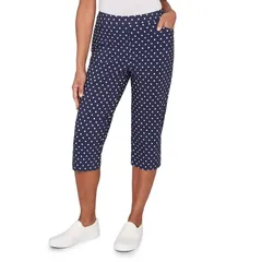 アルフレッド ダナー レディース ボトムス カジュアルパンツ ドット柄 ドット デニム キャップ Womens Alfredunner Polka Dot Flat Front Denim Capriのサムネイル