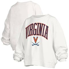 프레스 박스 레이디스 탑스 티셔츠 플러스 사이즈 스웨트 Womens Pressbox White Virginia Cavaliers Plusize Nelson Janise