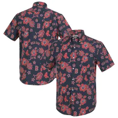 レインスプーナー レディース トップス Tシャツ ダウン Mens Reyn Spooner Navy Boston Red Sox Cooperstown Kekai Performance Butのサムネイル