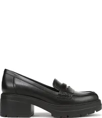 ナチュライザー レディース シューズ パンプス レザー ローファー Naturalizer Lumos Leather Lug Sole Penny Loafer Pumps Black ブラックのサムネイル