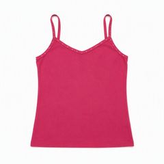 COLZA コルザ ピンク キャミソール M ビジュー装飾のサムネイル