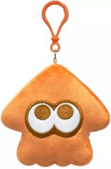 [중고] 봉제인형 마스코트·봉제인형 배지 오징어(오렌지) 봉제인형 마스코트 [Splatoon3(스플라툰)]