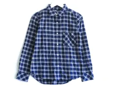 【230647】YANUK ヤヌーク  Y-SHIRTシリーズ  チェックシャツ　ネルシャツ  ・XS 57173824 NYCブルーのサムネイル
