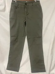 【231237】BLUE STRENESSE ストラネス  テーパードパンツ　ボトムス　コットン98％　ポリウレタン混　ストレッチ　レディース　36  ・ カーキグリーン系のサムネイル