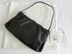 【232801】お買得♪XL BOURSE THE ROW ザロウ  スムースナッパレザー シャーリング ショルダー/クラッチバッグ W1719 L108のサムネイル