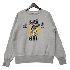 【中古品】Buzz Rickson's バズリクソンズ USMC 621 PRINT SWEATSHIRT プリント スウェット シャツ トップス トレーナー  【145-260302-ya-01-izu】のサムネイル