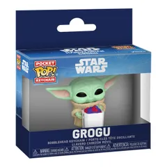 スナック付きグローグーのキーチェーン Funko POP! スター・ウォーズ マンダロリアン&グローグーのサムネイル