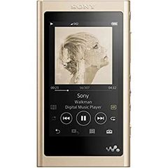 Sony Walkman A-Series 16GB NW-A55: MP3 Player, Bluetooth, microSD compatible, Hi-Res Audio compatible, up to 45 hours of continuous playback, 2018 model, pale gold.