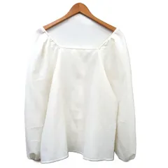 N.Natural Beauty Basic N.ナチュラルビューティーベーシック シャツ ブラウス 長袖 シンプル Ｍ アイボリー 白 /KT33のサムネイル
