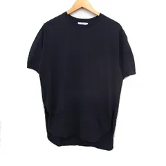 プラージュ Plage オーバーサイズ Tシャツ カットソー クルーネック 半袖 無地 コットン 綿 チャコール /FT15のサムネイル