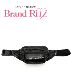 中古 サンローラン ウエストバッグ ボディバッグ ブラック ナイロン ポリアミド レディース SAINT LAURENT 【送料無料】【西神店】のサムネイル