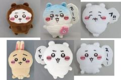 [중고] 봉제인형 마스코트·봉제인형 배지 전 6종 세트 전신 봉제인형 배지 [치이카와 마켓 치이카와쿠지 치이카와 왠지 작고 귀여운 녀석