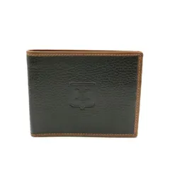 美品 CELINE セリーヌ 二つ折り財布 ヴィンテージ コンパクト ウォレット メンズ プレゼント ブランド トリオンフ カーキ ブラウン c508のサムネイル