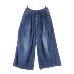 Needles (ニードルス) 12oz DENIM H.D. Buggy Pants 12オンス バギーデニム ヒザデル インディゴ QV159のサムネイル