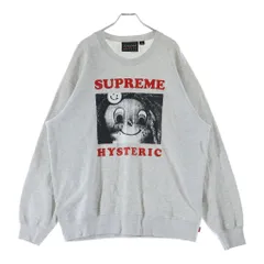 SUPREME (シュプリーム) 21SS ×HYSTERIC GLAMOUR Crewneck ロゴ プリント スウェットシャツ グレー -のサムネイル