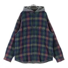 SUPREME (シュプリーム) 24AW Waffle Plaid Hooded Shirt ワッフルプレイドフードシャツ マルチカラー -のサムネイル