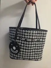コルソコモ ドット ウール ショルダー バッグ ブラックのサムネイル
