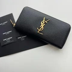 【極上美品】 Saint Laurentイブサンローランラウンドファスナー長財布のサムネイル