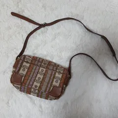 Vivienne Westwood　ヴィヴィアンウエストウッド　ショルダーバッグ　オーブ総柄 キャンバス×レザー ショルダーバッグのサムネイル