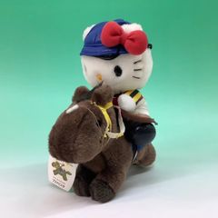 中古品 お馬deキティちゃん ぬいぐるみ 昭和レトロのサムネイル
