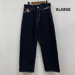 エクストララージ EMBROIDERED DENIM PANTS 刺繍 ワイドデニム パンツ 101262031010 メンズ 30インチ ISItems【USED】【古着】【中古】50165188のサムネイル