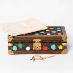 激レア 新品同様 LOUIS VUITTON ルイヴィトン M10132 時計トランク LV×YK 草間彌生 コフレ 8モントル 中古 4a006340のサムネイル