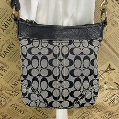 coach 12549 2way denim signature bag - メルカリ