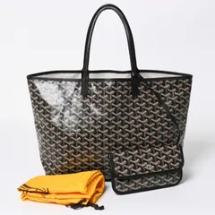 新品同様品 GOYARD ゴヤール サンルイPM バッグ トートバッグ STLCROPMLTY01CL01P ブラック PVC レザー 中古 4a006428のサムネイル
