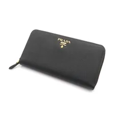 PRADA　プラダ　サフィアーノレザー　長財布　ブラック　黒　長財布　1ML506　NERO　ラウンドファスナー　【中古】のサムネイル