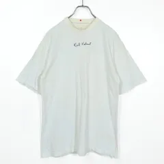 カールヘルム★上質な印象♪ ロゴプリント半袖カットソー・Tシャツ 白系 z22531のサムネイル