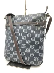 LOEWE　ロエベ　ショルダーバッグ　リピートアナグラム　ネイビー×ブラック系　2999のサムネイル