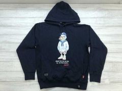 ビーワンソウル B ONE SOUL ダックデュード DUCK DUDE ストリート ヒップホップ スウェット フーディー パーカー メンズ コットン混合 M 紺
